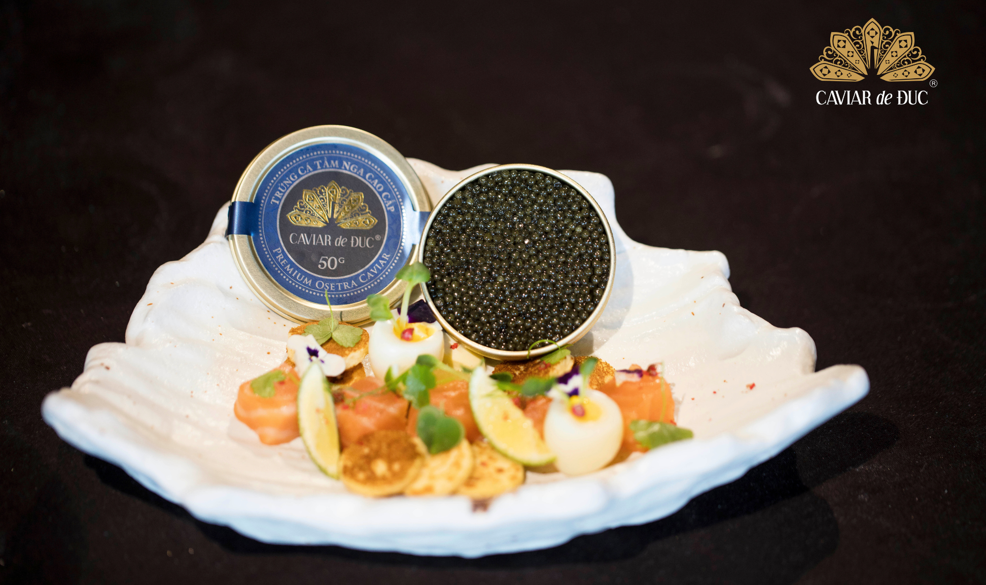 Caviar de Đuc – Thương hiệu trứng cá tầm cao cấp mang dấu ấn Việt